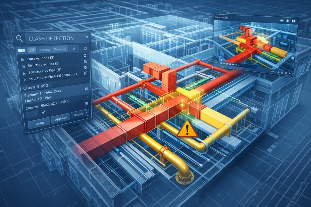 Automated Clash Detection and System Coordination